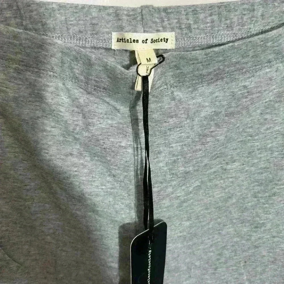 Articles Of Society Leggings Full Lenght Stretch Activewear Jogger Grey Size M - Picture 4 of 6